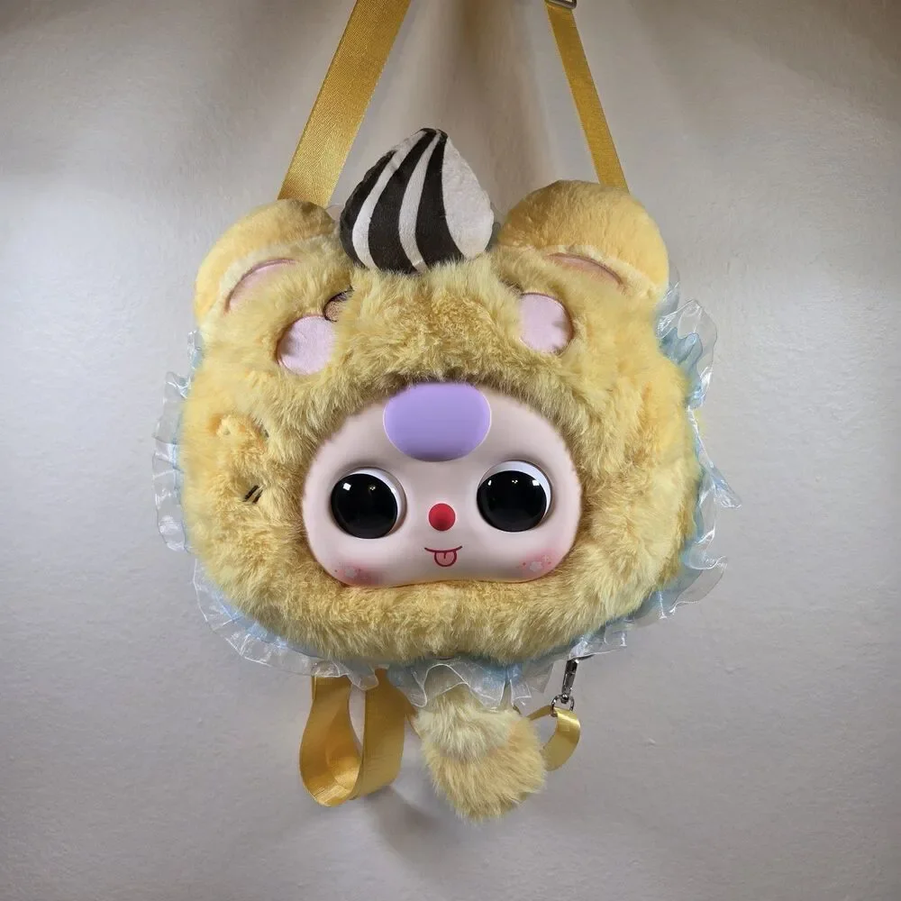 Baby Three BB3 800% Fairy Tale Big Head Backpack Yellow Mouse Gua Gua Plush